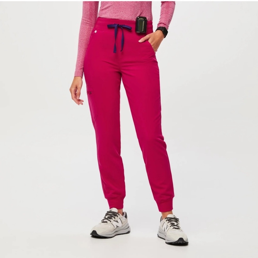 Figs Pink Track Pants